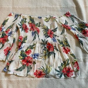 off the shoulder shirt